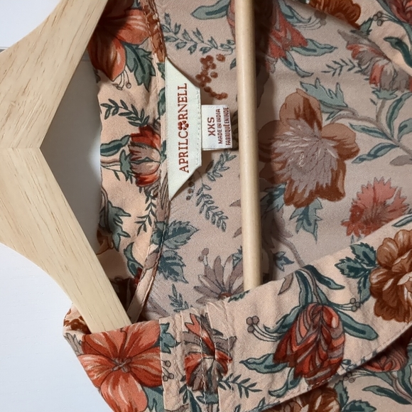 100% cotton day dress April Cornell - Picture 3 of 4